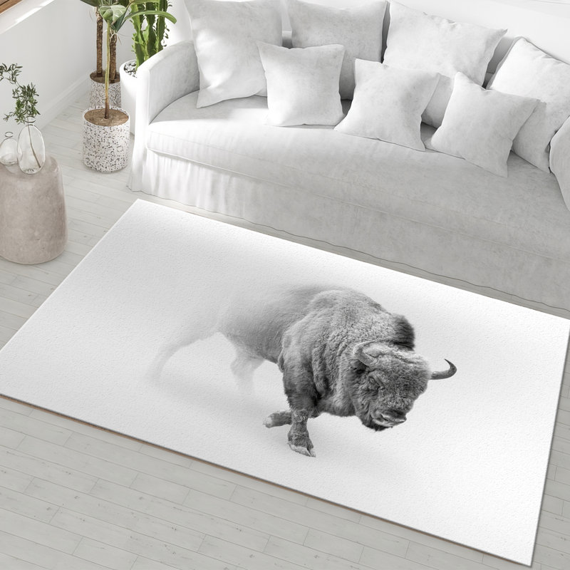 Stylish Non Woven Soft Type Printed Rug with Intricate Medallion Design for a Sophisticated Home Interior Update