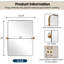 Miroir de salle de bain mural moderne inclinable | Cadre pivotant en acier inoxydable-1508626406-1496343118
