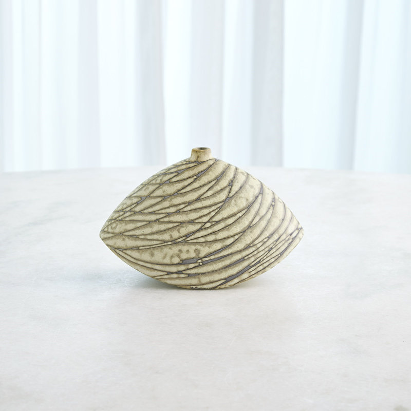 Ceramic / Porcelain Table Vase, Overall Height-  6"