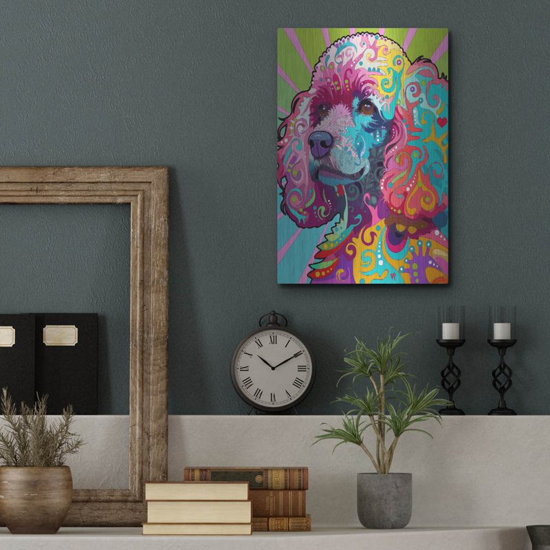 «Poodle Love» par Dean Russo, H 16 po x l 12 po