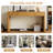 TREXM Curved Console Table With Storage, Wooden Entryway Table With 2 Drawers, Farmhouse Rustic Console Tables For Entryway, Hallway, Living Room, Natural-736613210