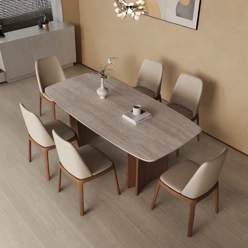 Ensemble de table et chaises de salle à manger rétro, H 29,52 po x L 55,11 po x l 31,49 po