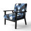 Tartan à carreaux - Fauteuil d'appoint rembourré à motifs-491257196-481521171