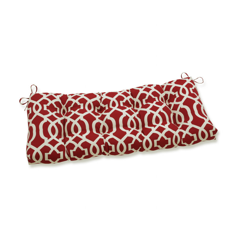 Coussin de siège intérieur / extérieur Abdulazis, Rouge, L 60 po