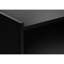 24" High Nightstand With Black Metal Handle, Suitable For Bedroom