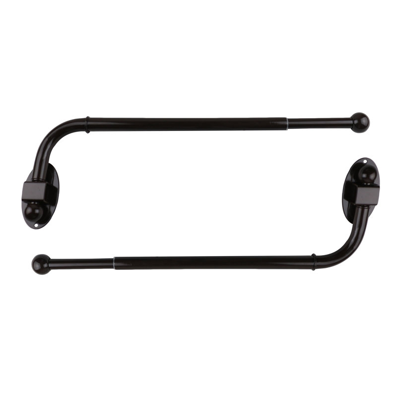 Tringle à rideaux simple réglable Ronna, H 0,5 po x l 24 po x p 0,5 po, Bronze