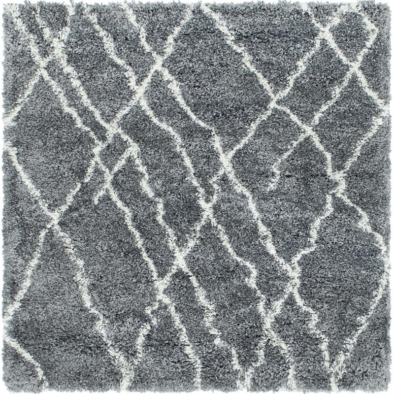 Lotario Abstract Indoor Rug, Square 4'