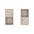 2-Pc Wall-Mounted Bathroom Medicine Cabinet with Open and Closed Storage-1986031873