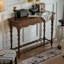 Console noire en bois massif-1660432916
