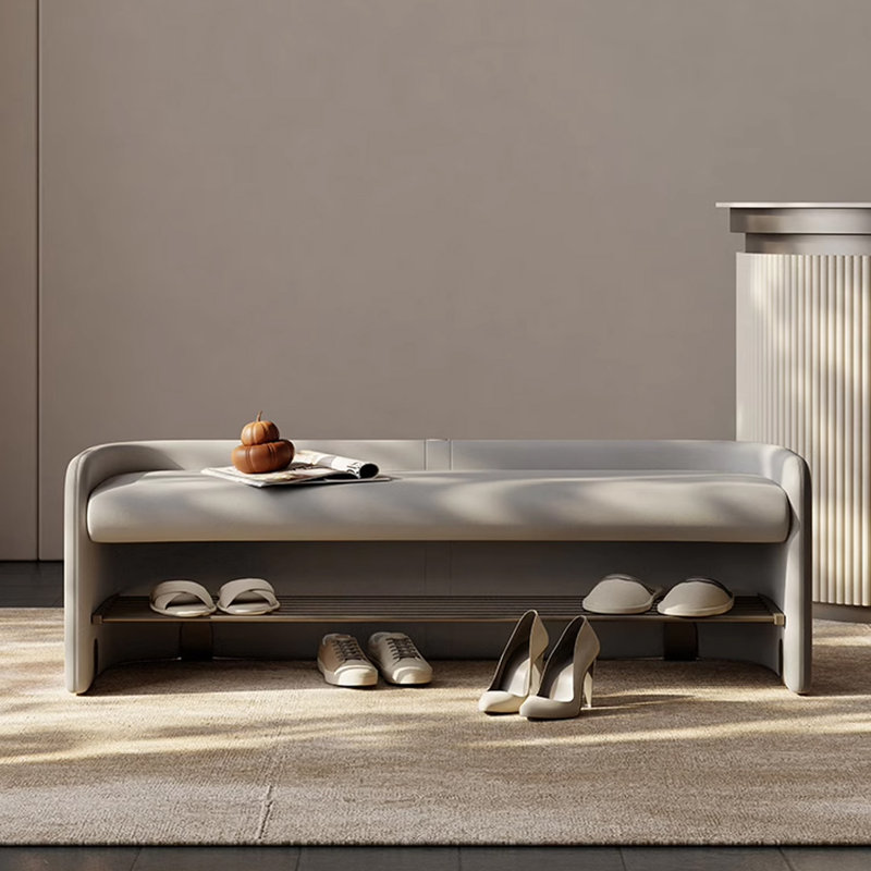 Shoe bench, Grey