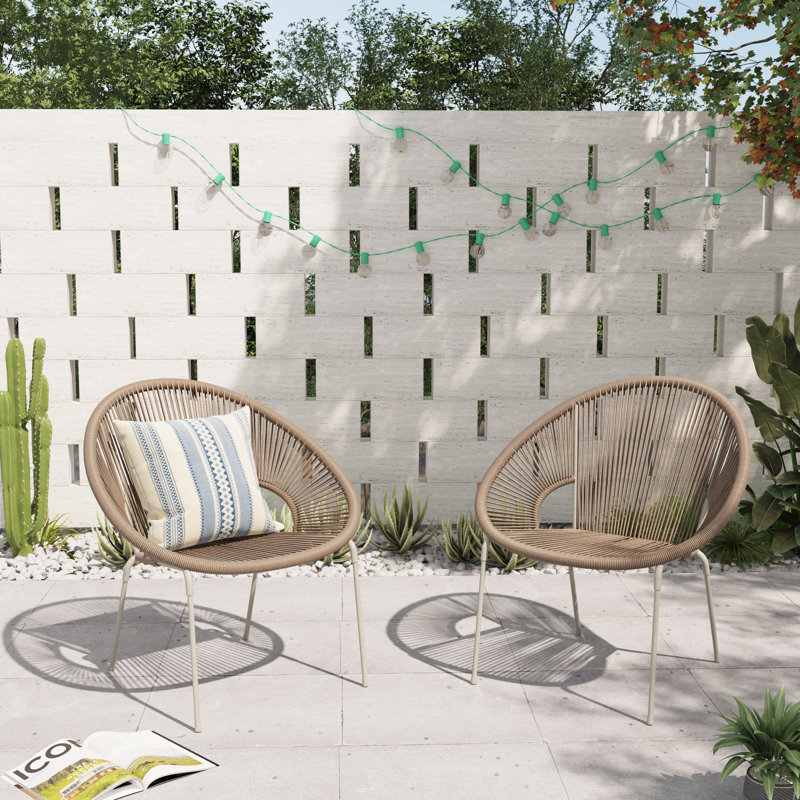 Chaise de patio intérieure / extérieure, Vert