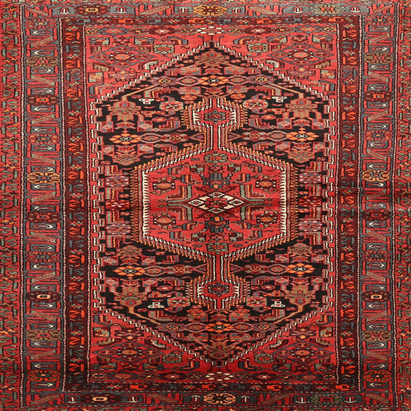 Southwestern Indoor Rug, Square 5'