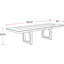 Pula Extendable Solid Wood Base Dining Table