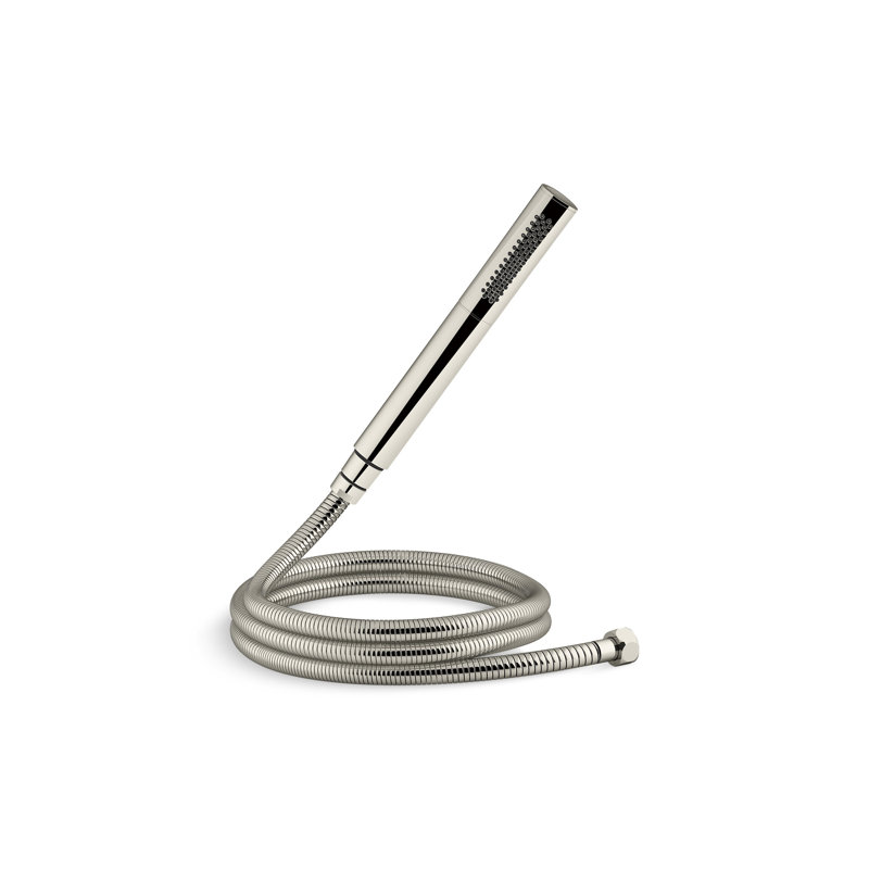 Wand Dual-Function Handshower with Hose, Polished Nickel