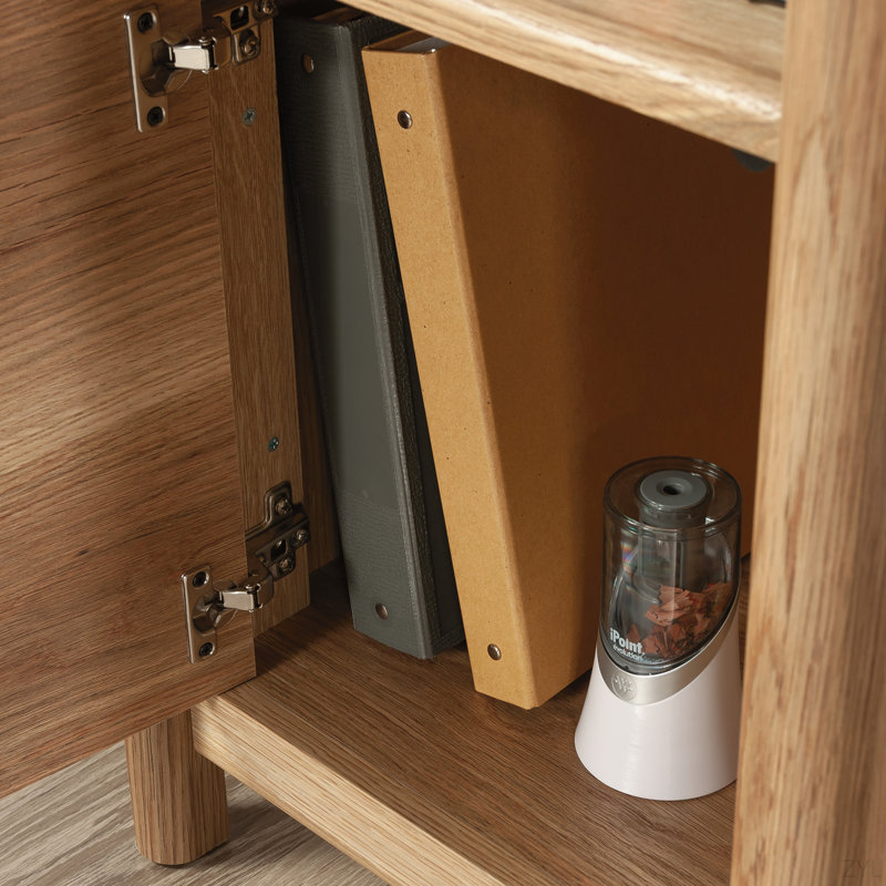 Desk, Brown Finish, Brown