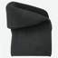 Fauteuil d'appoint à accoudoirs inclinés noir Mcdonald