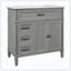 Ensemble de tiroirs de meuble-lavabo gris-121101128