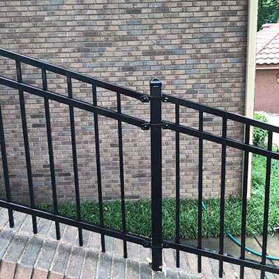 Versai Fortress Building Products Gloss Black Metal Bracket