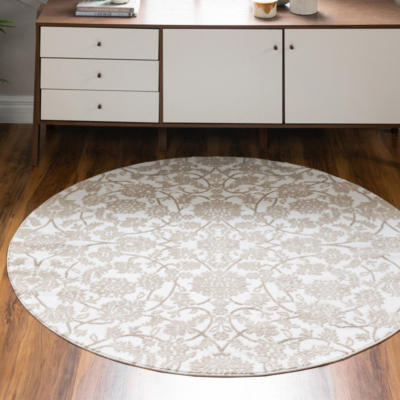 Tapis oriental analogique Analise, Rond 10 pi 8 po