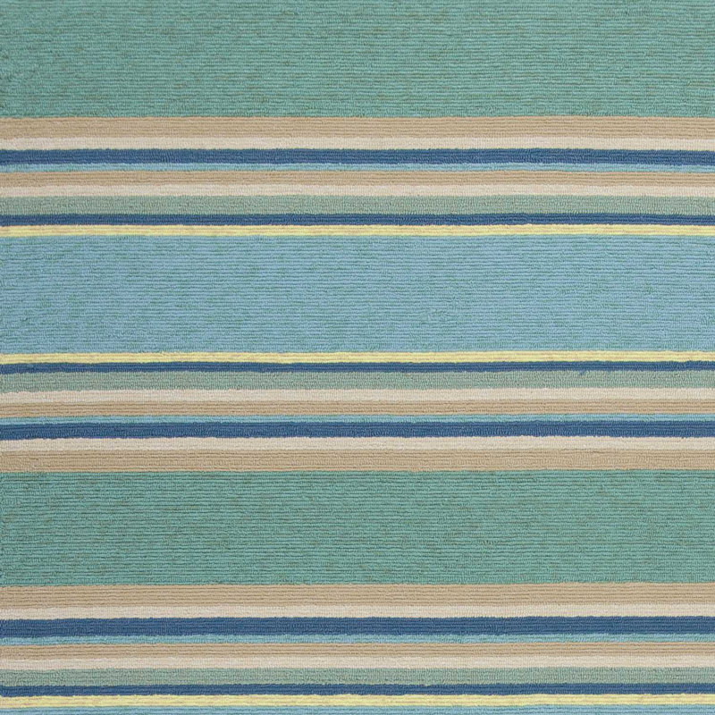 Tapis bleu océan intérieur / extérieur Alxavier