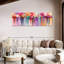 «Flowers Paint Drip», reproduction sur toile-92833554