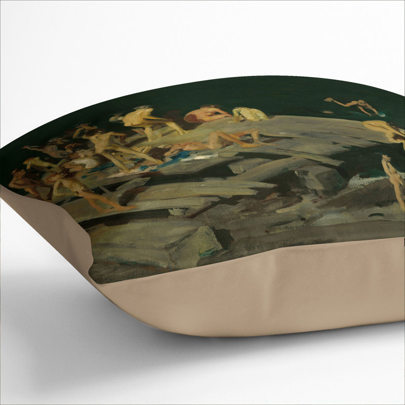 Forty-Two Kids Scatter Cushion, Stone, 40cm H x 40cm W x 15cm D