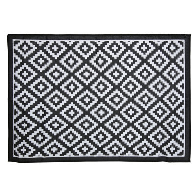  Flatweave Black Rug