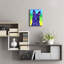 «Colorful Black German Shepherd» par Rebecca Wang Art-2044169764