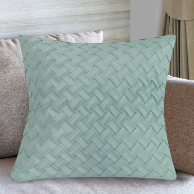 Coussin décoratif plissé