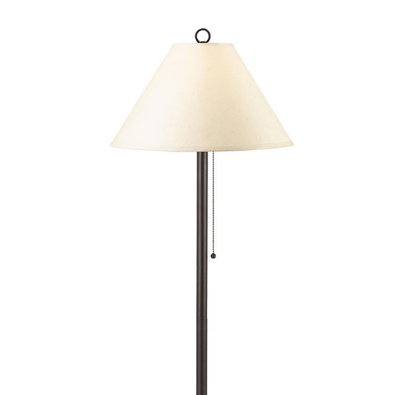 57'' Black Traditional Floor Lamp