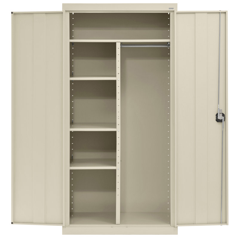 Elite Series Steel Single Storage Cabinet ( 72'' H x 36'' W x 24'' D), Putty