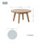 Table d'appoint ronde ronde en acacia