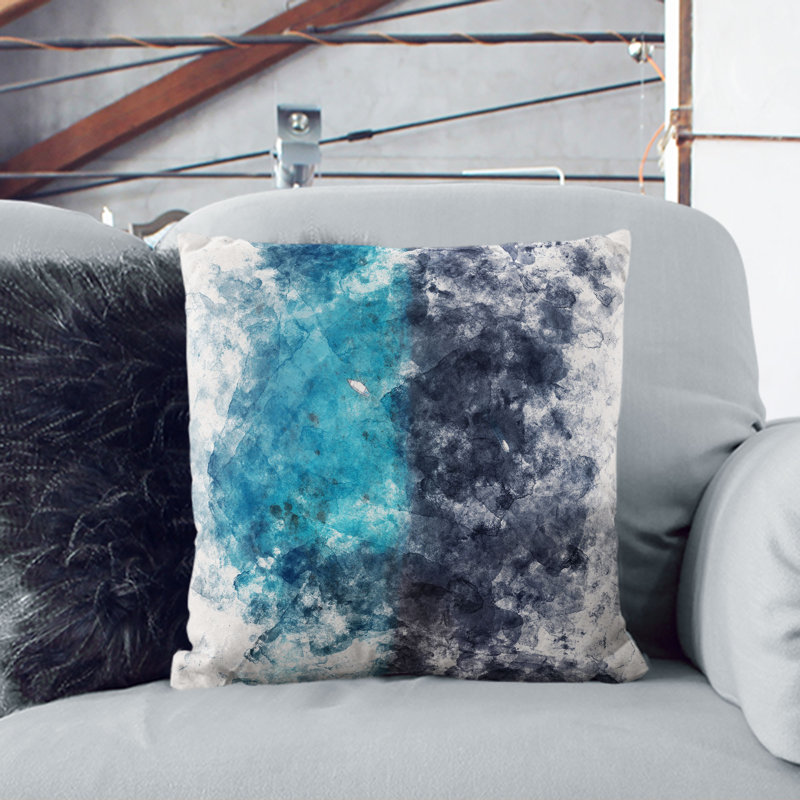 Square Throw Cushion, White, 55cm H x 55cm W x 20cm D