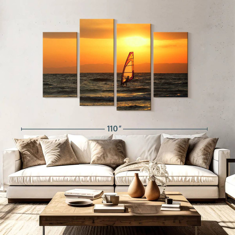 Sireci Sunset Windsurfer, 54" H x 84" W