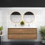 Meuble-lavabo mural double l 59,5 po x P 19,6 po x H 21,75 po Willandra-77134538