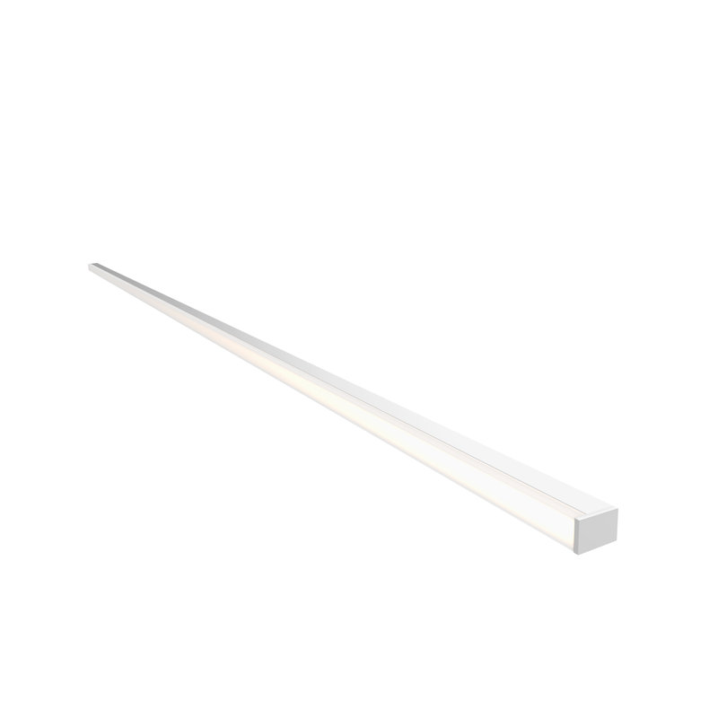 Barre d'éclairage de salle de bain à DEL à intensité variable Stix Plus, Blanc satiné