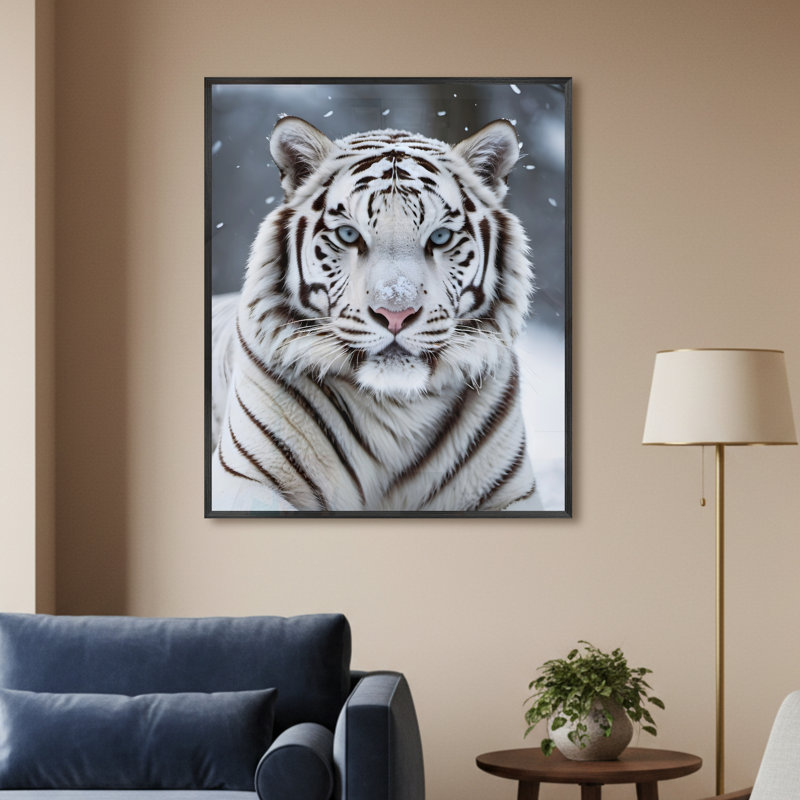Single Picture Frame LED Illuminated Wall Art Wall Art on Glass / Aluminium, 60 cm H x 50 cm W