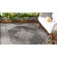 Tapis brun et brun clair pour l'intérieur et l'extérieur à motif floral Arneshia-1621246423