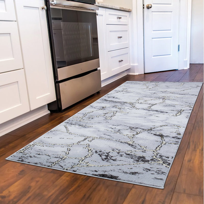 Perryton Abstract Indoor Rug, Runner 2'3" x 7'3"