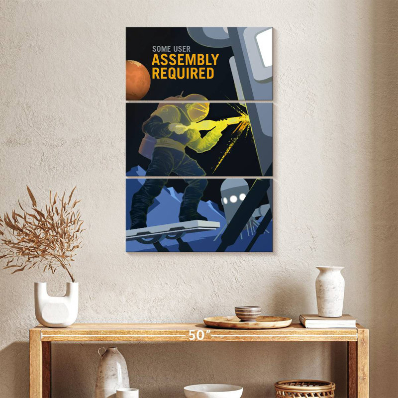 «Oberle Mars Explorers Wanted», affiche I, H 38 po x l 24 po