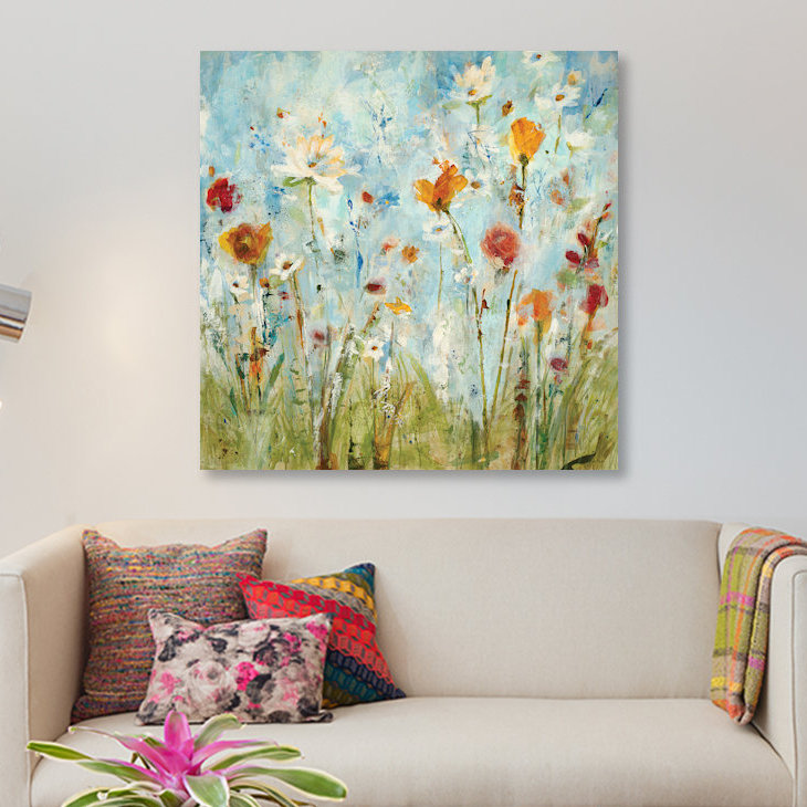 «Jounce», reproduction sur toile, H 18 po x l 18 po x p 1,5 po, Toile tendue, Pas de tapis