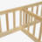 Double Twin Floor Bed With Fence, Guardrails-1601779734