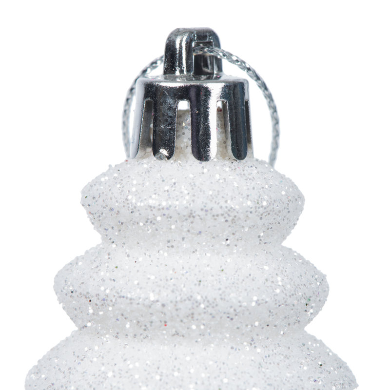 7" 4-Finish Finial Ornament, Gold