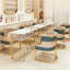Ensemble de 2 chaises de salle à manger modernes