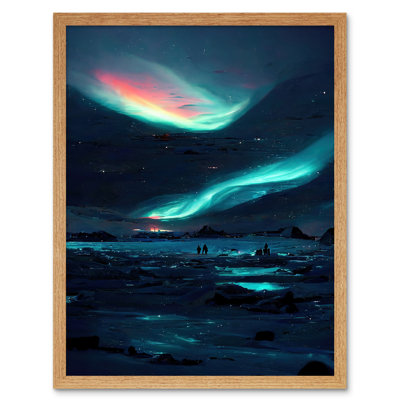 Northern Lights Aurora Borealis Iceland Sky - Print