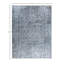 Tapis noué à la main de conception unique Ikat - bleu, 9 pi 2 po x 12 pi 3 po
