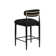 Upholstered Counter Stool with Metal Frame