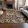 Premium Machine Washable Cerrito AMF551 Brown Rug