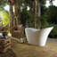 Amalfi 64-1/4" x 31-1/4" Freestanding Soaking Bathtub in Volcanic Limestone™ with No Overflow Hole-66642793-66642817