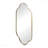Notched Edge Wall Accent Mirror